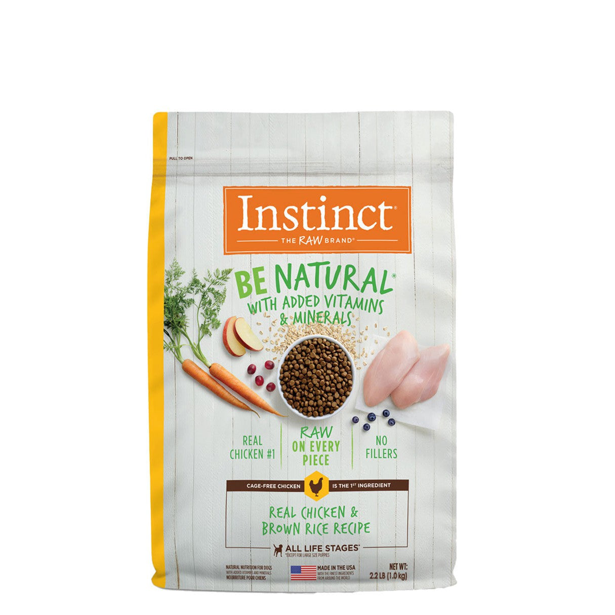 INSTINCT BE NATURAL POLLO- PARA PERROS — Instinct Be Natural · SKU 052-11-612629
