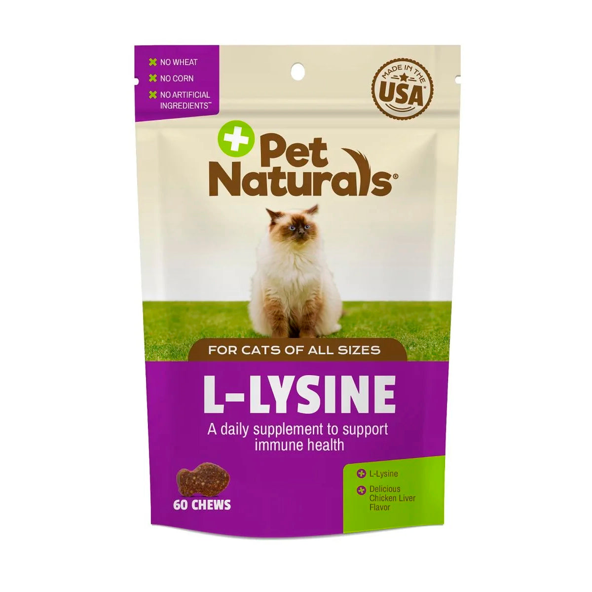 L-LYSINE CHEWS para Gatos — Pet Naturals · SKU 079-11-983466