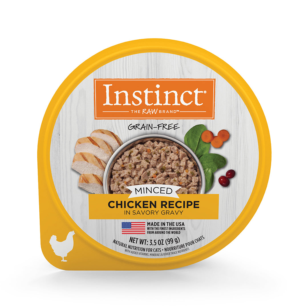 Alimento Instinct Original Minced Cups Para Gato, Sabor Pollo. 99 g · SKU 051-11-610281