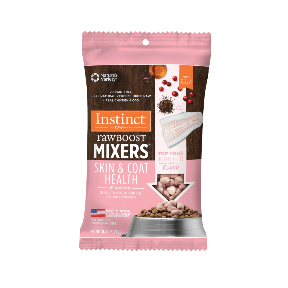 Instinct Raw Boost Mixers Piel y Pelaje Sanos para Perro · SKU 051-11-601128
