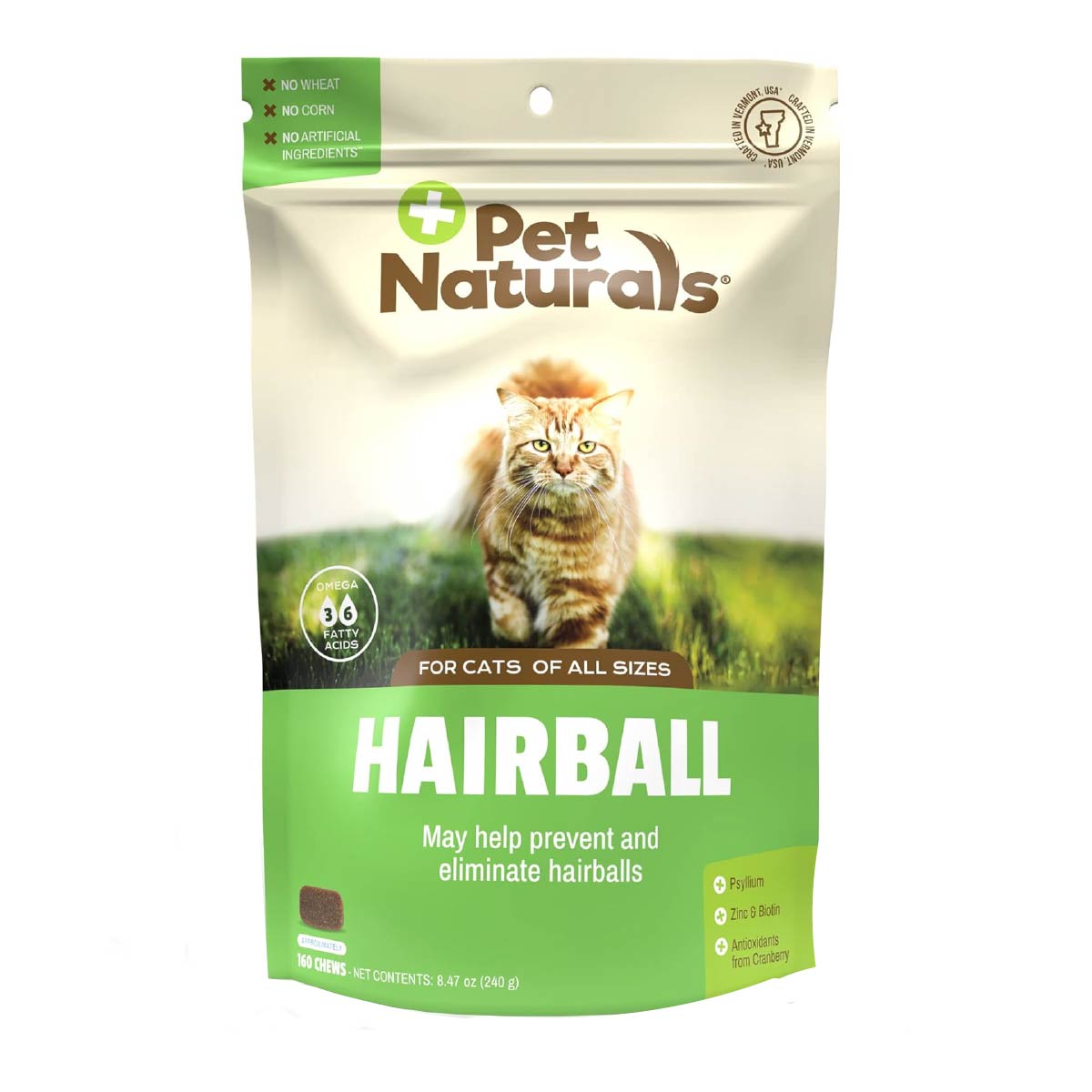 Hairball Chew para Gatos — Pet Naturals · SKU 079-11-003669
