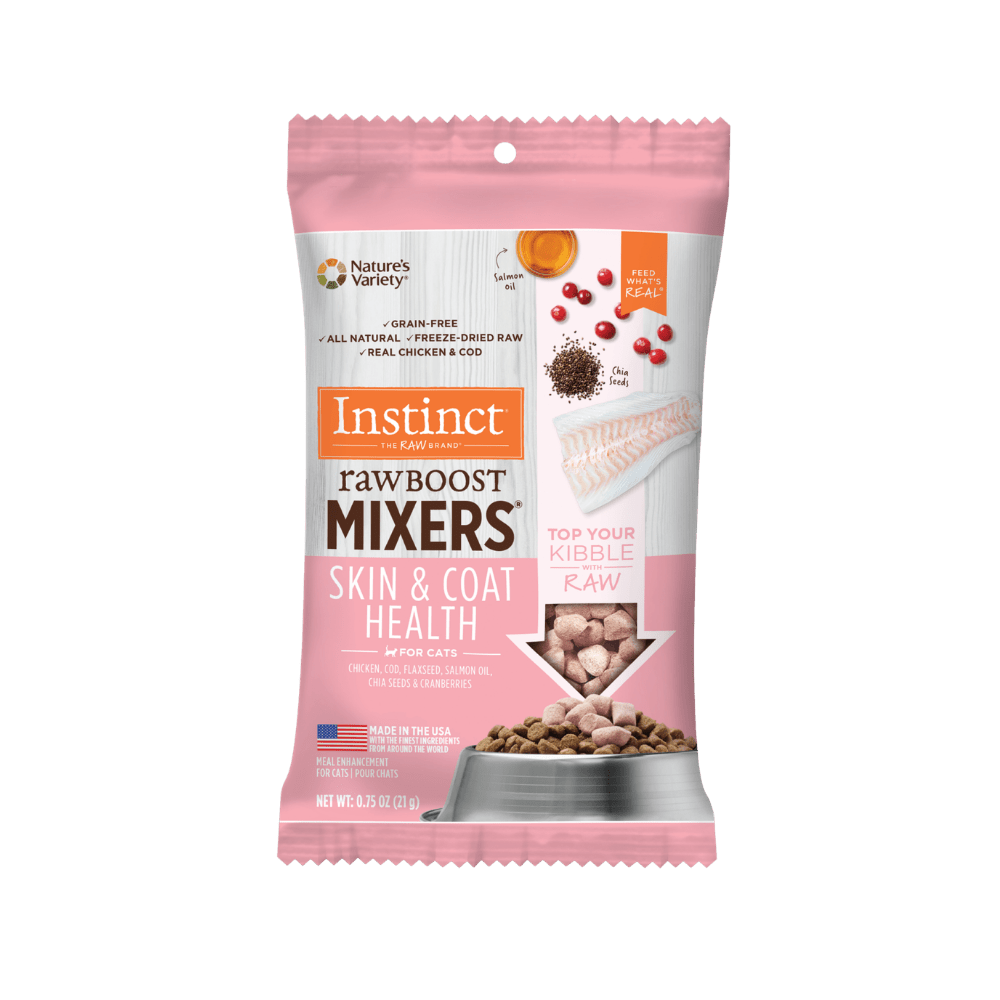 Instinct Raw Boost Mixers Piel y Pelaje Sanos para Gato · SKU 051-11-601104
