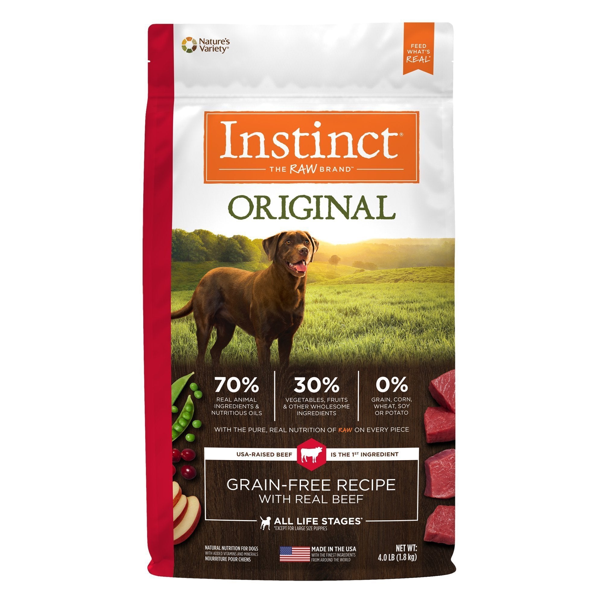 Instinct Res - Para Perros · 1.8kg