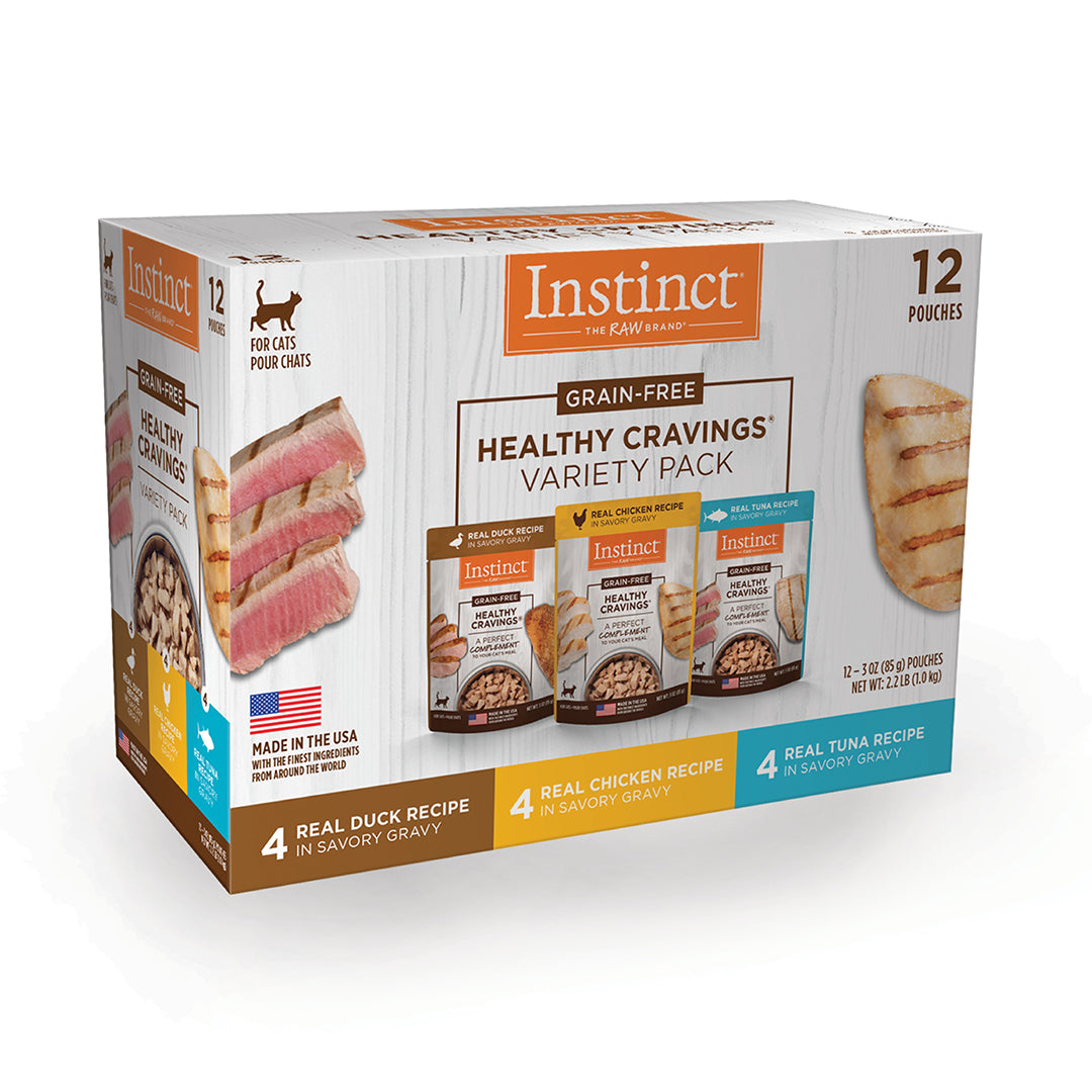 Alimento Húmedo Healthy Cravings Para Gato, Pack 12 sobres de 85 g — Instinct · SKU 051-11-617051
